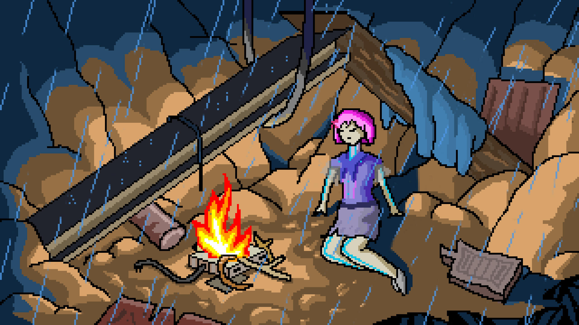 Pixel Art Scene